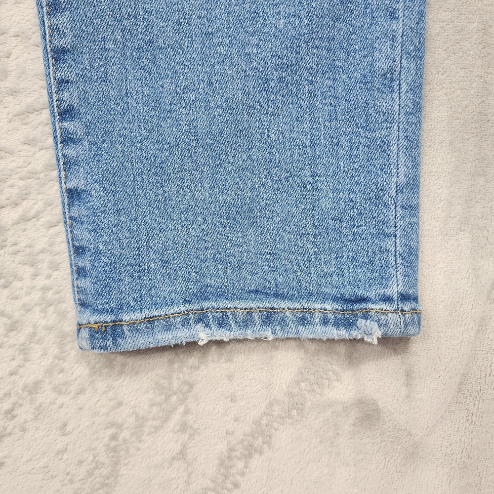 Kensie Jeans Womens 4/27 Blue High Rise The Ella Straight Stretch Denim Casual - Picture 2 of 14